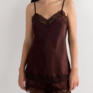 Intimissimi Silk Top and Shorts (new without tags)